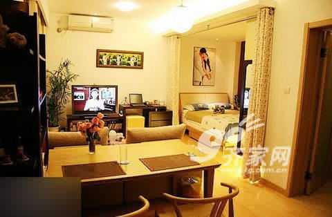 一室户拆房大改造 装修56平简约小户型蜜月屋