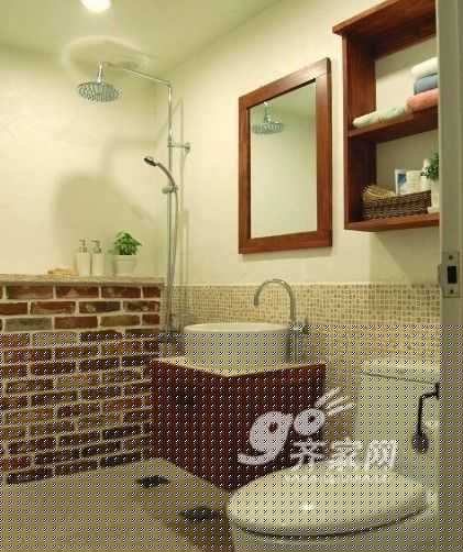 八步自制洗手台 DIY达人1千块省钱翻新浴室