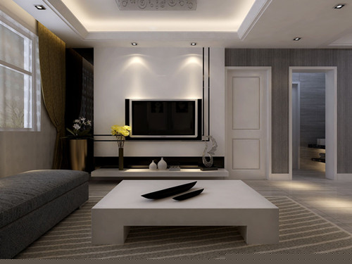 现代装修电视背景墙效果图 现代时尚潮流的电视背景墙