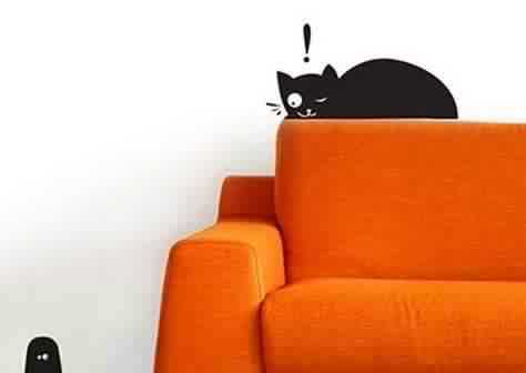 爱猫达人看过来 创意小猫壁纸饰家真的很“妙”