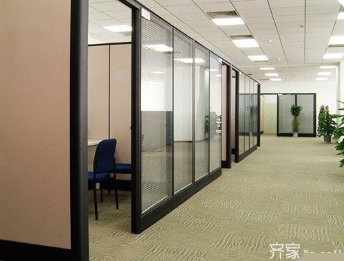办公玻璃隔断效果图  感受不一样的效果
