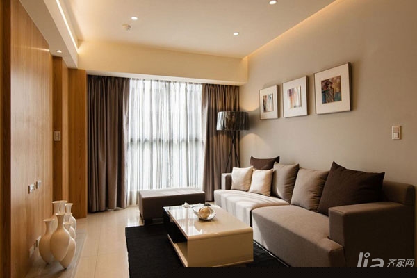 60平原木色装修 小夫妻的温馨婚房