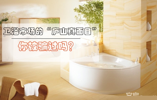卫浴市场的“庐山真面目”  你被骗过吗？
