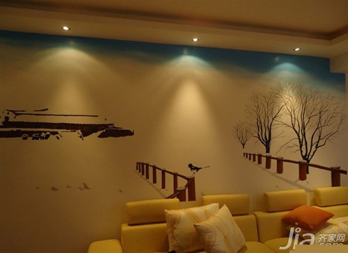 手绘背景墙多少钱