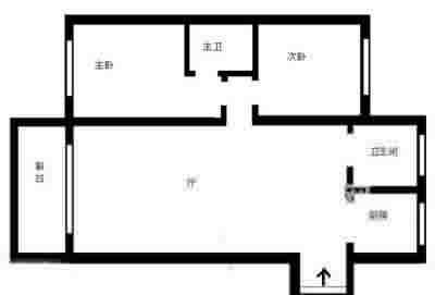自己包清2室2厅 9万搞定100平混搭家装