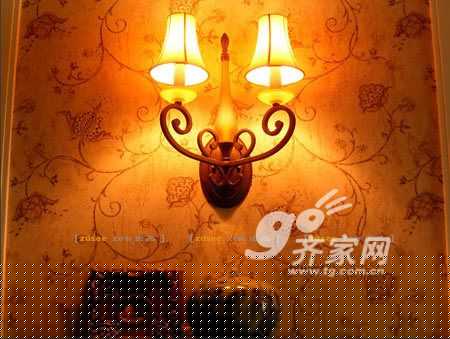 美不胜收 10万硬装90平欧式混搭复古风格美家