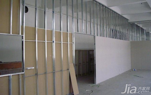 石膏板隔墙材料  石膏板隔墙施工工艺