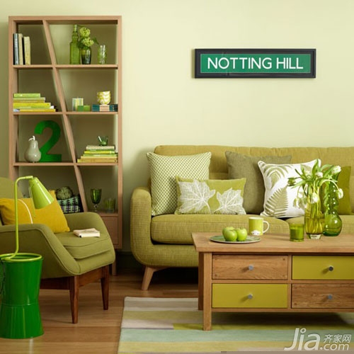 绿色配什么颜色好看?教你设计居室颜色